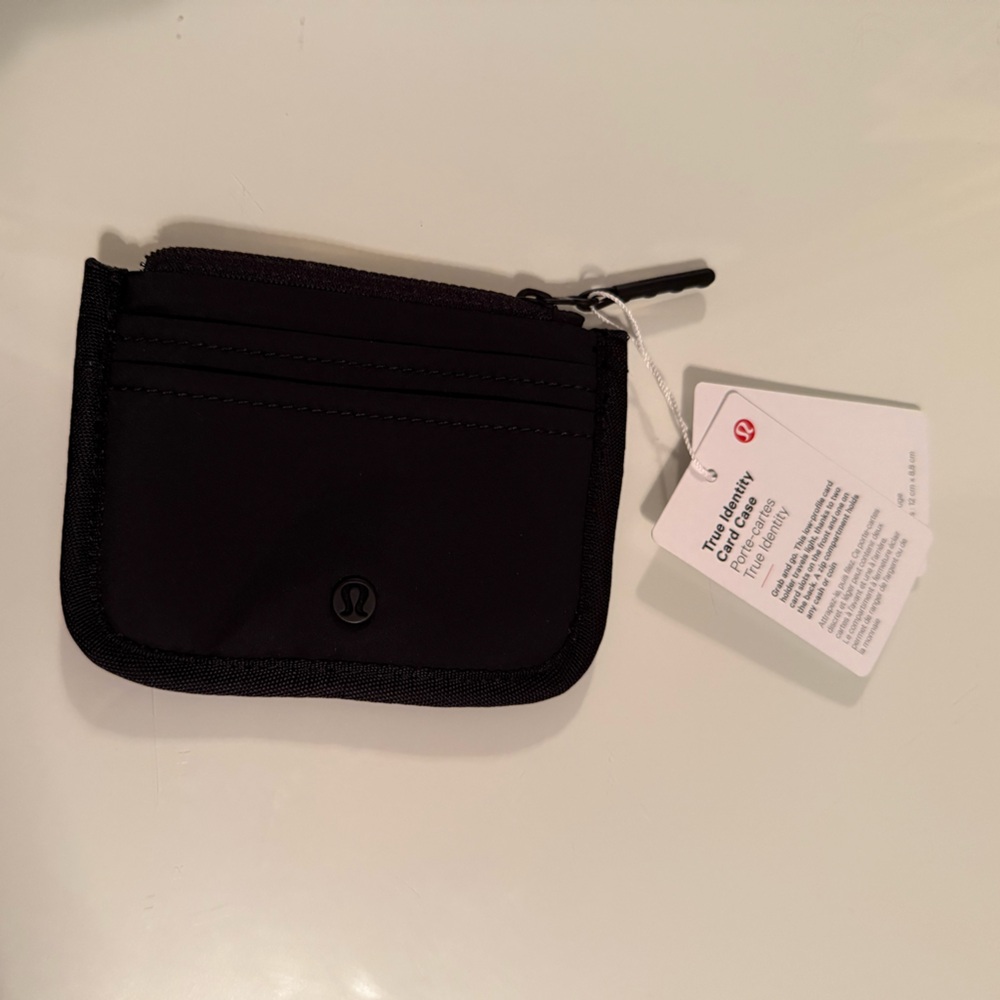 Lululemon Athletica Black Zippered Pouch wallet